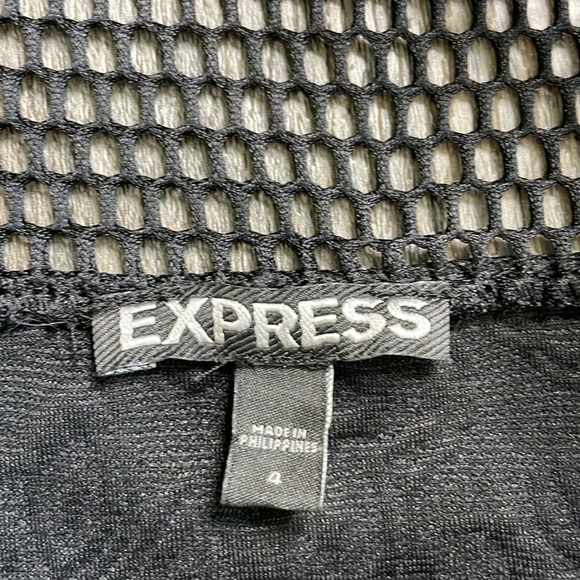 Express Women’s Black Dress with Floral Embellishment, size 4 - Picture 2 of 13